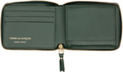 COMME des GARÇONS WALLETS Green Classic Leather Line Wallet