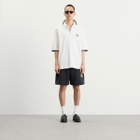 END. Piquet Polo in Off White/Ciner Black