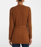 Valentino Cable-knit cashmere cardigan