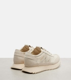 Moncler Pacey2 suede-trimmed sneakers