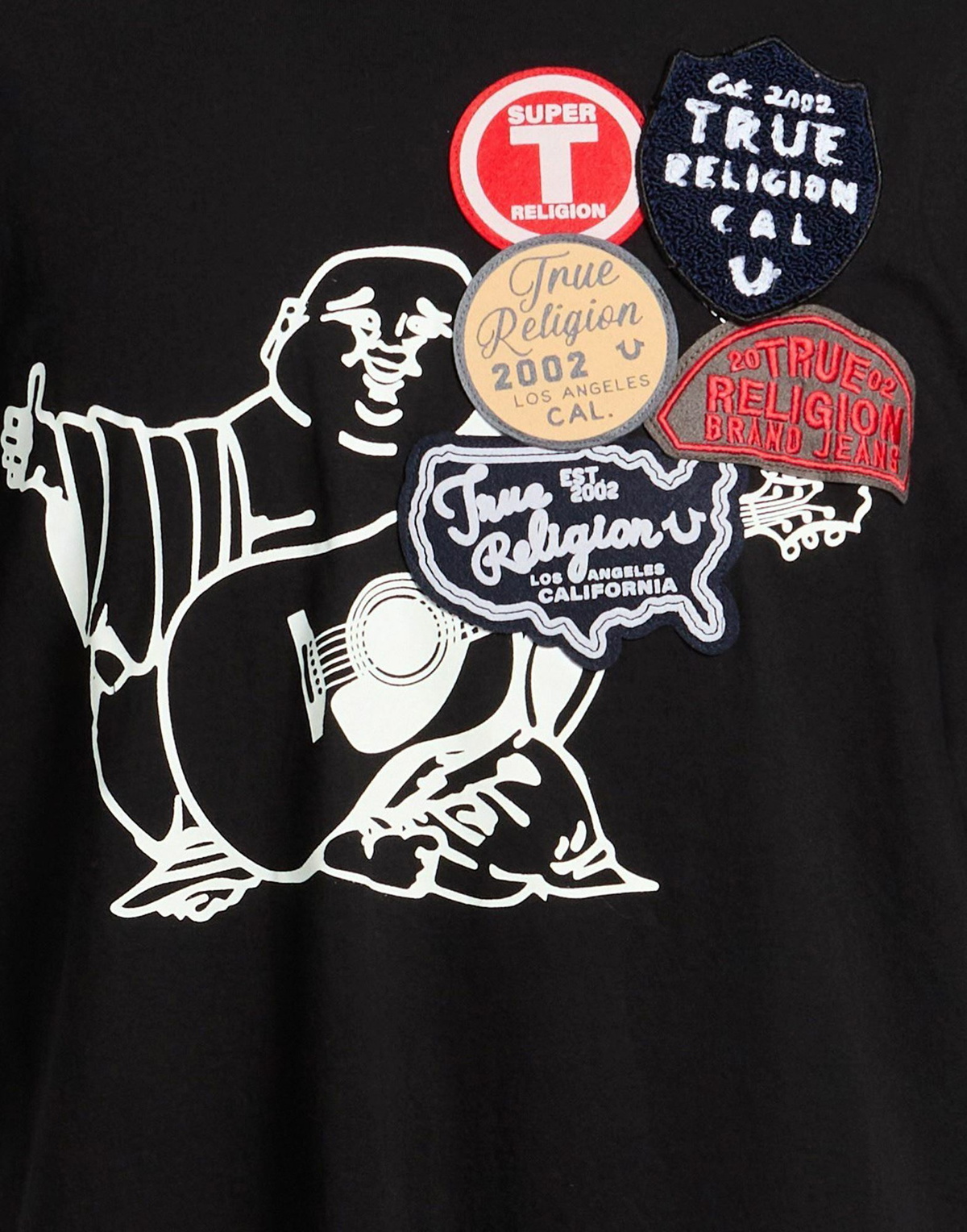 True Religion Mens T-shirt in Black