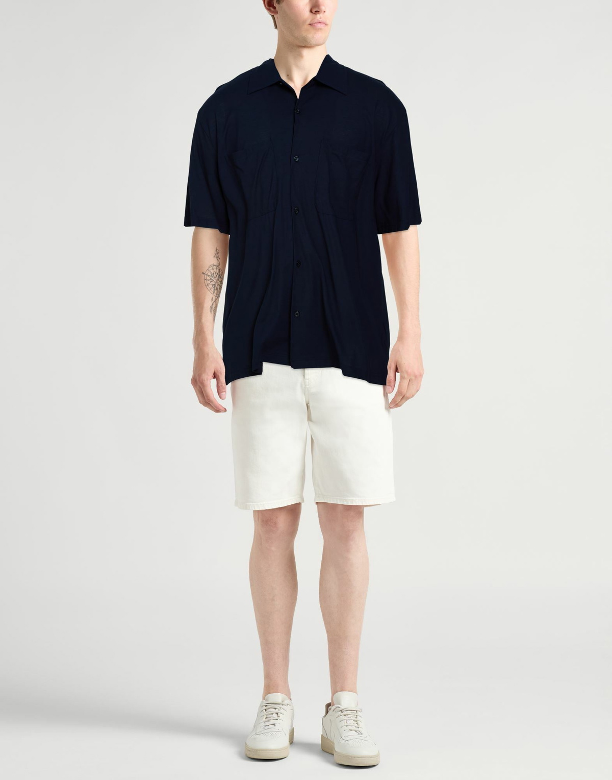 Herno Mens Shirt in Navy