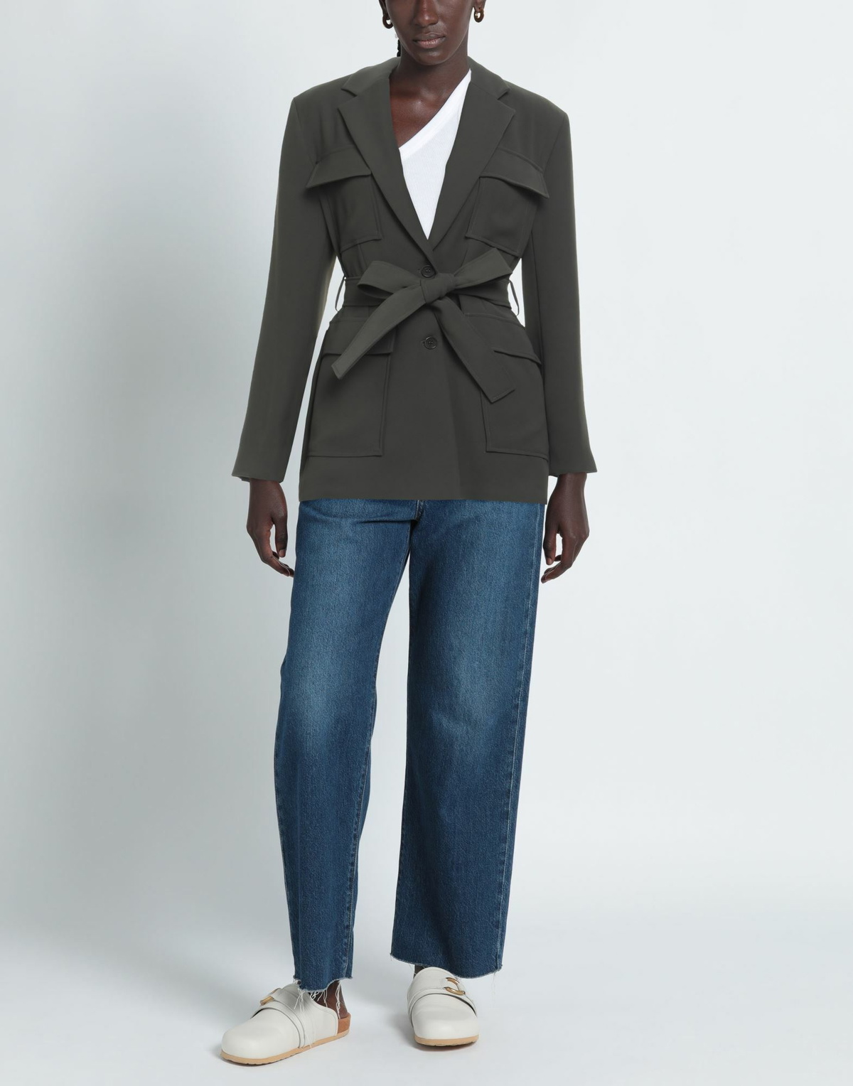 P. a.r. o.s. h. Womens Blazer Military in Green