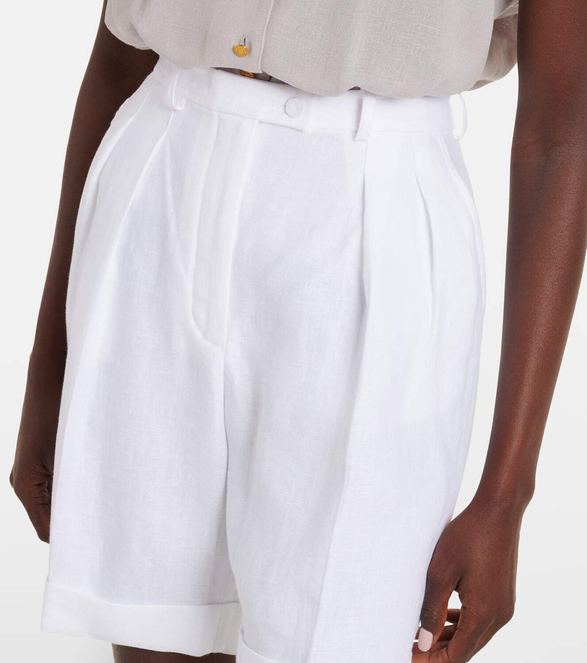 Loro Piana George linen Bermuda shorts