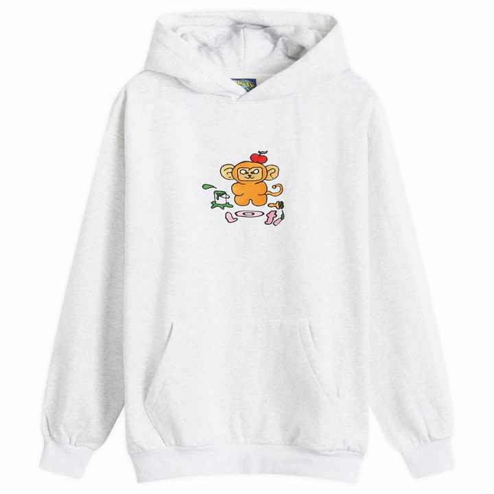 Photo: Lo-Fi Men's Art Monkey Hoodie in Ash