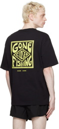 Samsøe Samsøe Black 'Gone Fishing' T-Shirt