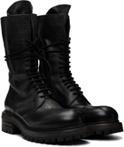 A DICIANNOVEVENTITRE Black Luke High Biker Boots