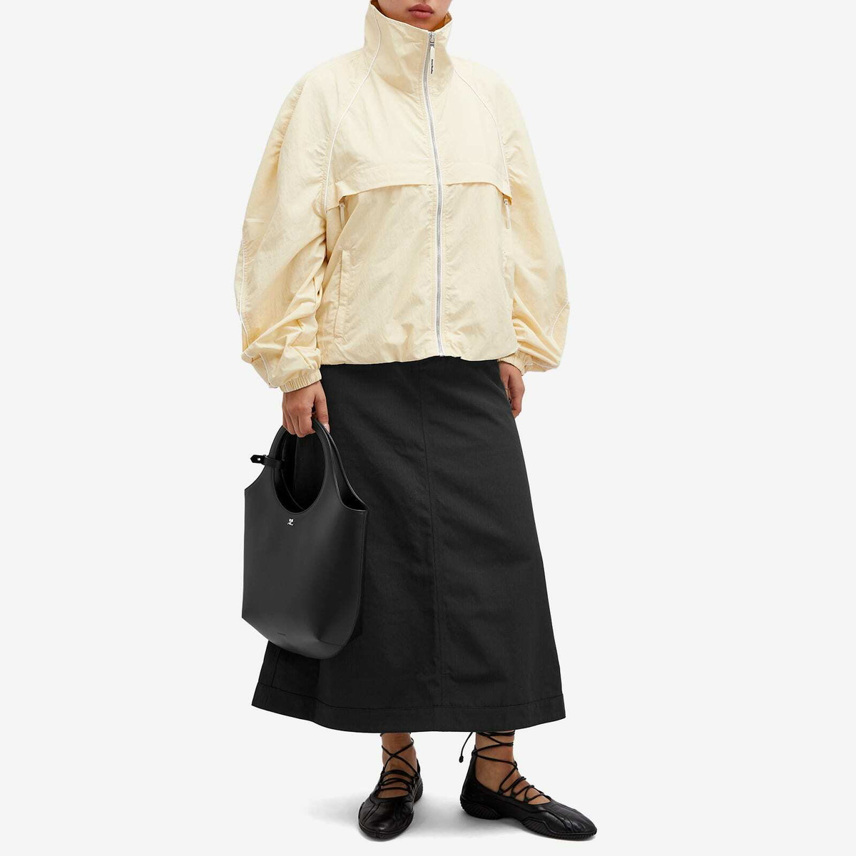 Acne Studios Women's Boxy Light Jacket in Warm White Acne Studios