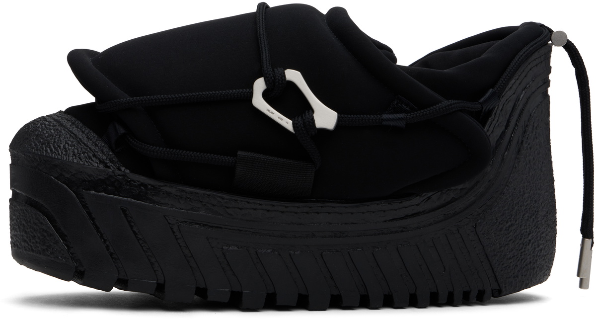 HELIOT EMIL Black Proteomic Mules Heliot Emil