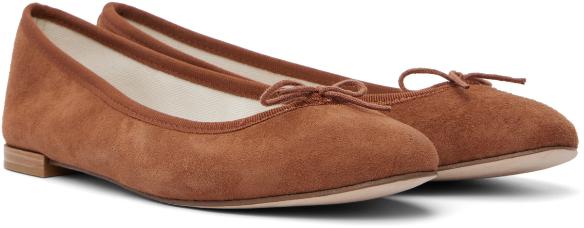 Repetto Brown Cendrillon Ballerina Flats