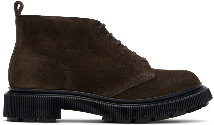 【新品】ADIEU TYPE165 SUEDE BOOTS スエードブーツ Adieu Men's x Winnie Type 165 Suede Combat Boot in Black Adieu