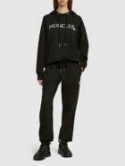 MONCLER - Logo Patch Cotton Sweatpants