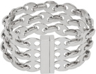 Paco Rabanne Silver Nano Eight Bracelet