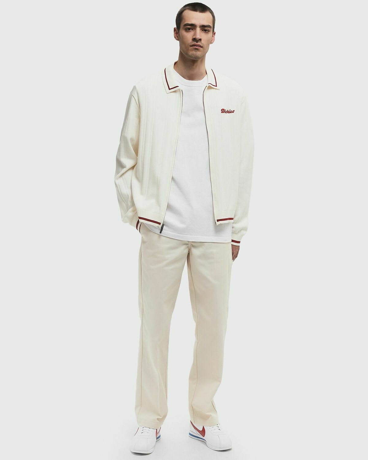 DICKIES LEWISTOWN FZ CARDIGAN Beige Mens Zippers & Cardigan