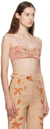 Bode Pink Club Bra