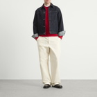 Jil Sander Men's Boxy Denim Jacket in Magnet