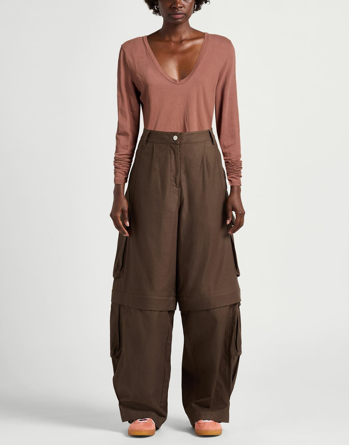 James Perse Womens T-shirt in Brown