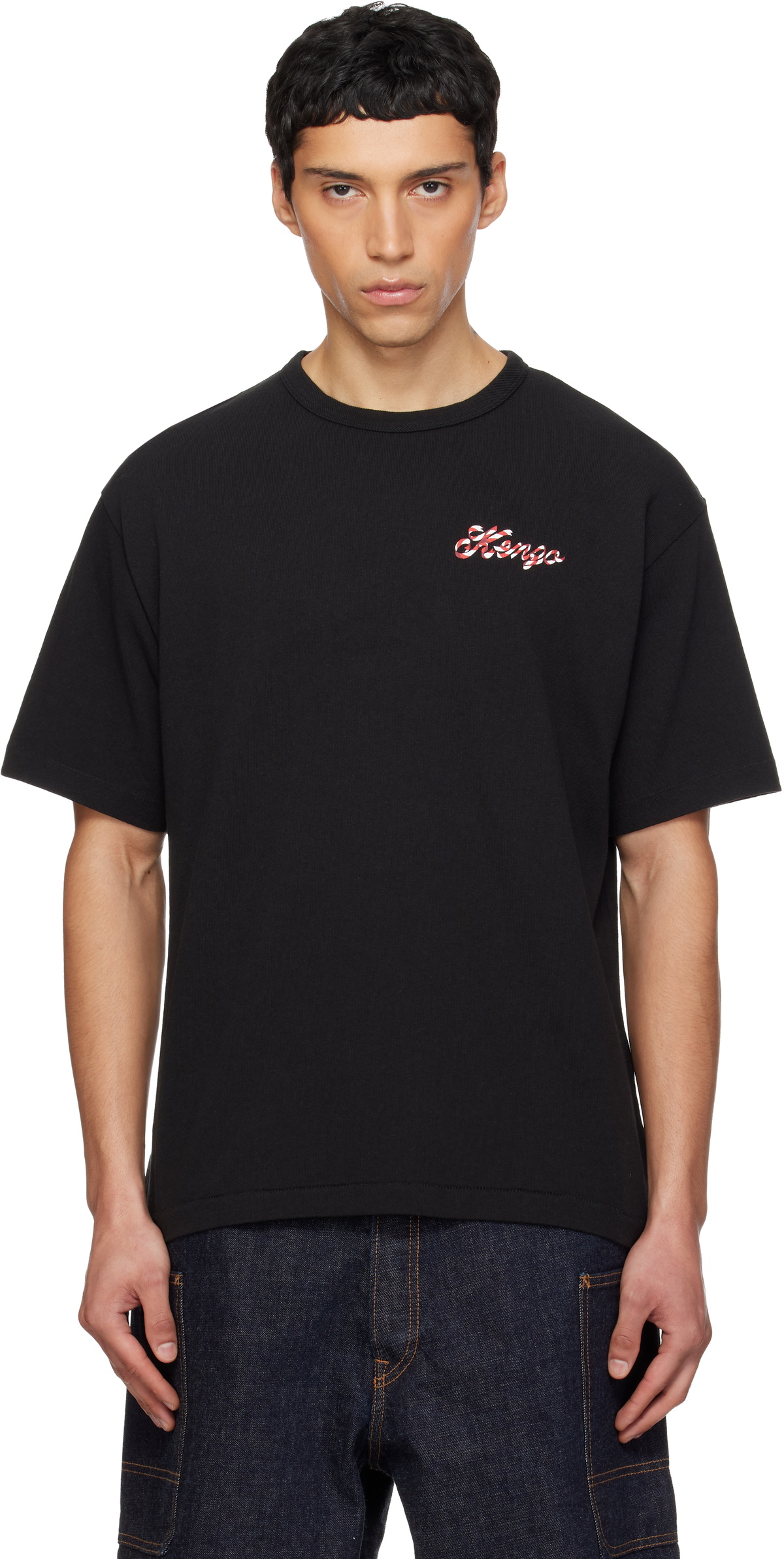 Kenzo Black Kenzo Paris Varsity Jungle Elephant T-Shirt Kenzo