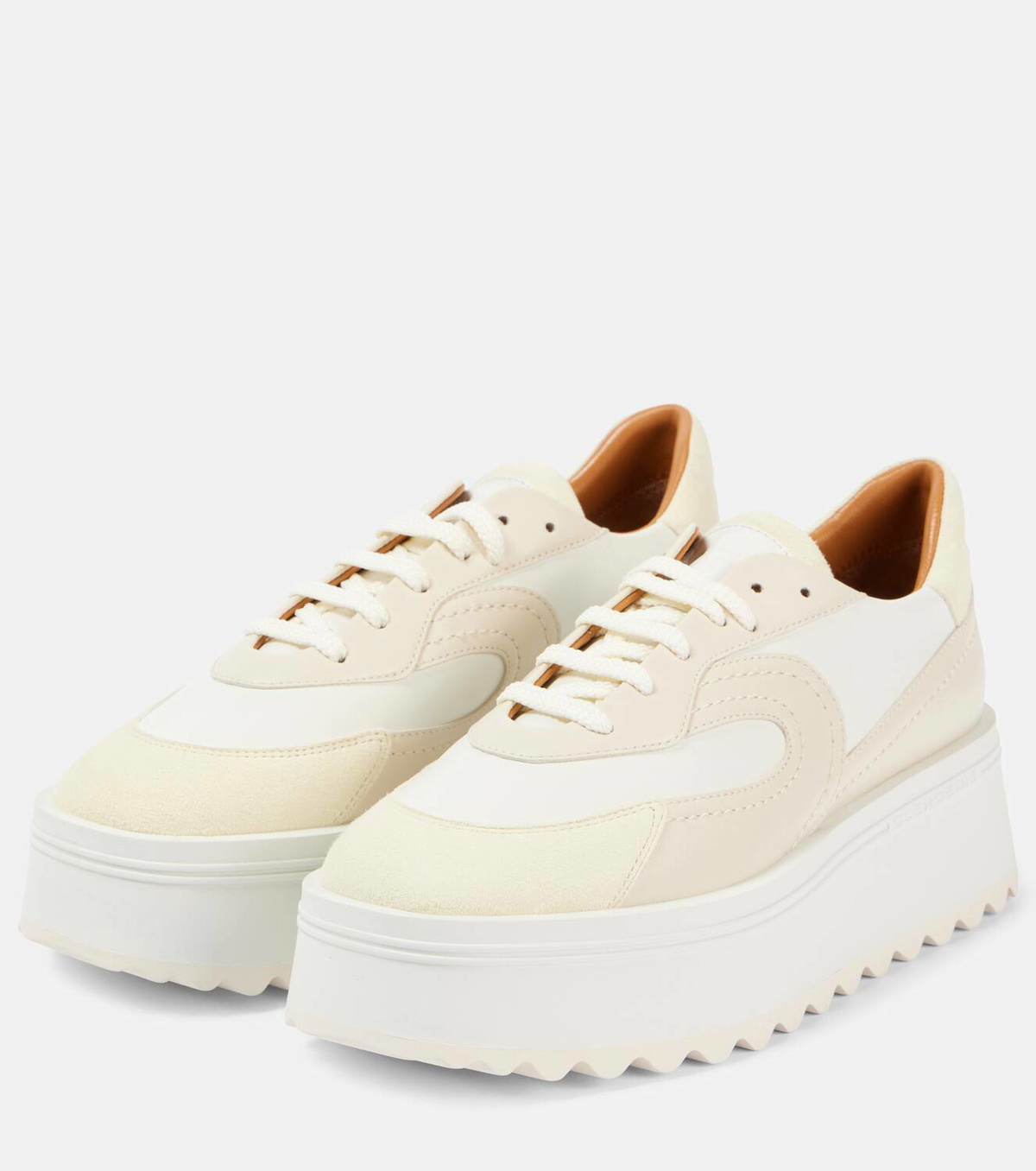 Clergerie Awake suede platform sneakers