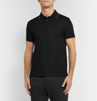 Berluti - Slim-Fit Contrast-Tipped Cotton-Piqué Polo Shirt - Black