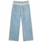 END. x ICECREAM Running Dog Double Scoop Denim Pant in Heavy Wash Blue