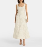 Monique Lhuillier Floral jacquard gown
