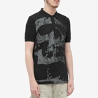 Fred Perry Men's x Pleasures Skull Polo Shirt in Black