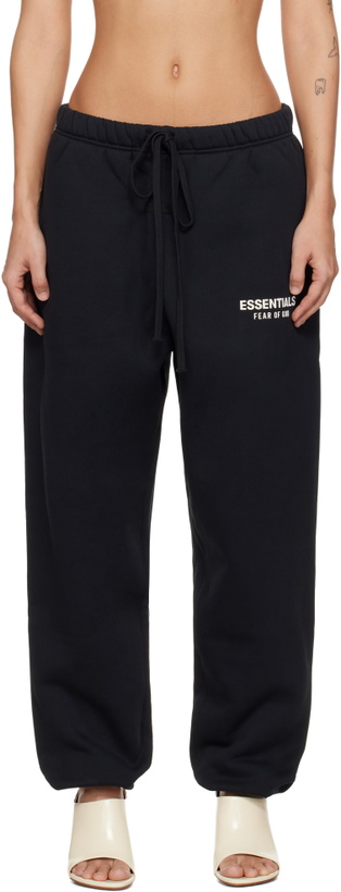 Photo: Fear of God ESSENTIALS Black Classic Sweatpants