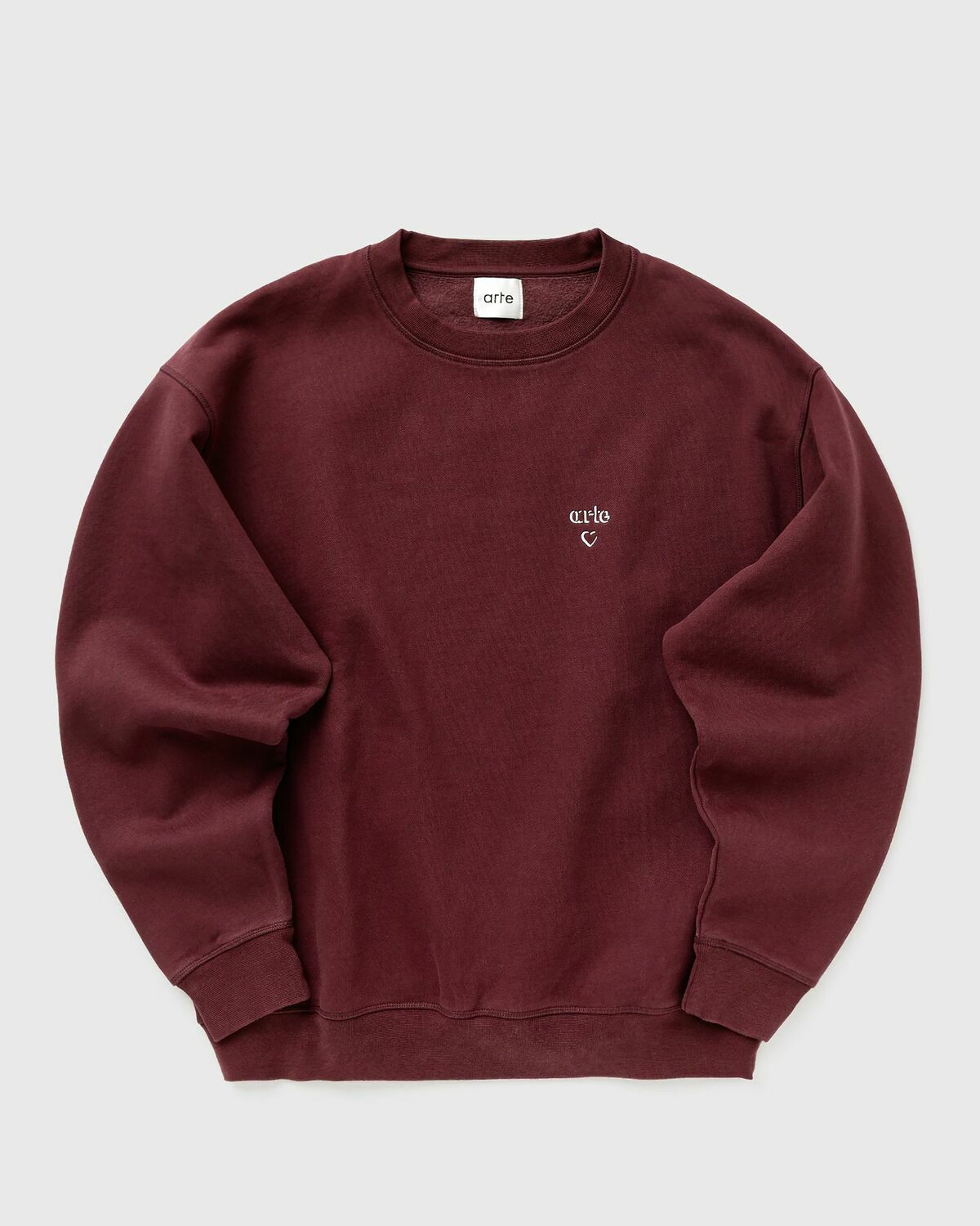 Arte Antwerp Arte Heart Crewneck Red Mens Sweatshirt