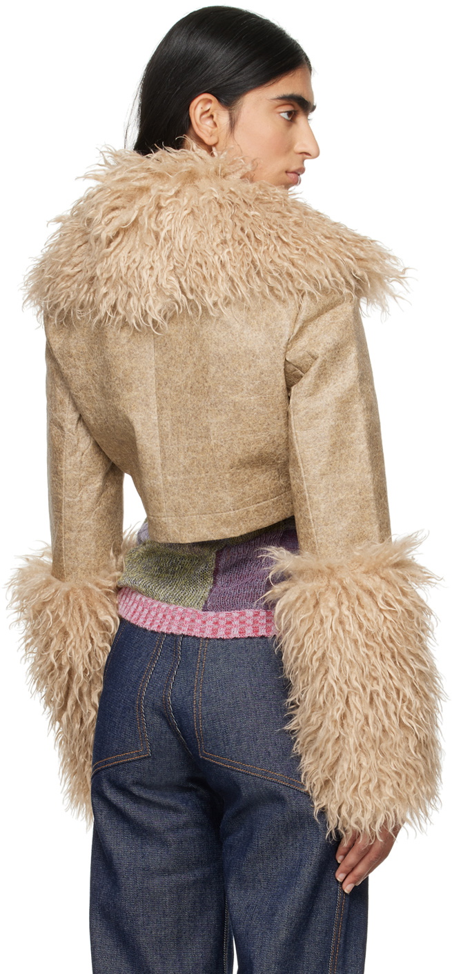 Eckhaus Latta Beige Fond Jacket