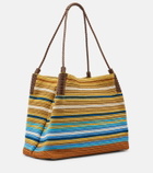 Etro Libra Medium striped tote bag