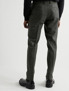 Dunhill - Mayfair Slim-Fit Wool-Flannel Trousers - Gray