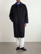 Auralee - Melton Wool Coat - Black