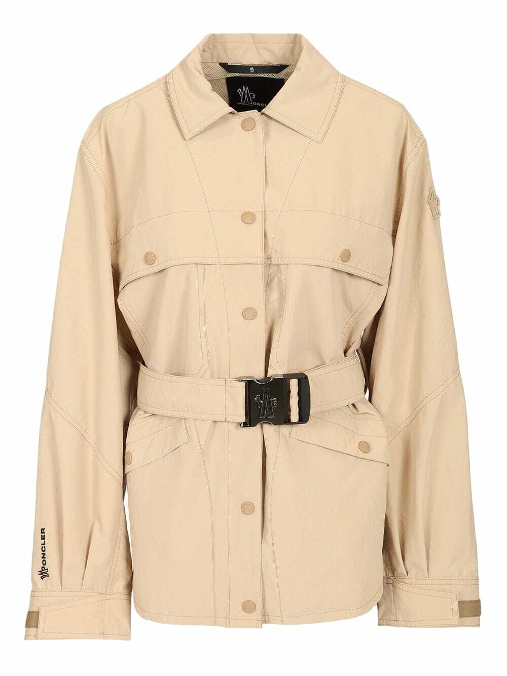 ブルゾン Moncler Grenoble 'Madulain' Ivory Polyester Down Jacket Moncler Grenoble 'Madulain' Ivory Polyester Down Jacket