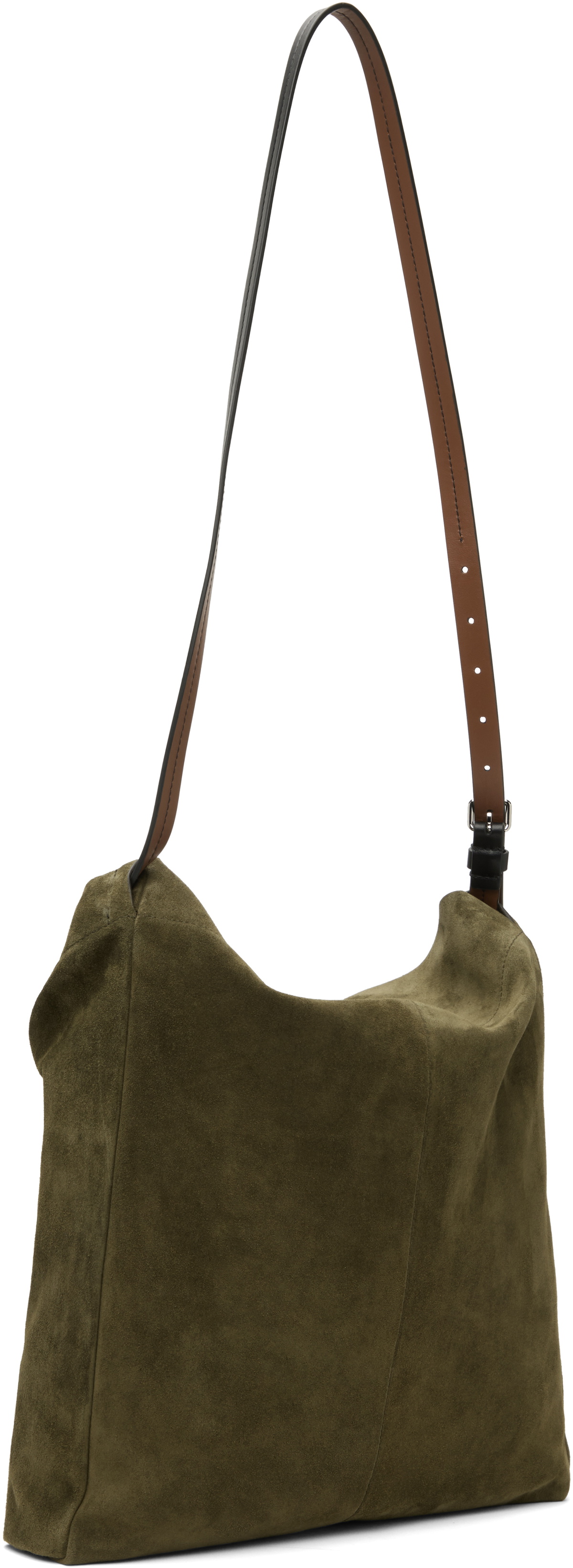 Maison Margiela Khaki Suede Small Belt Bag
