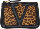 Valentino Garavani Brown & Black Viva Superstar Coin Pouch