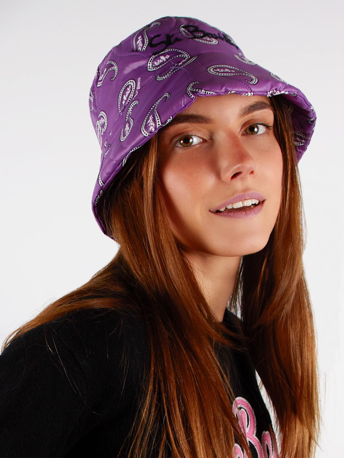 MC2 Saint Barth Woman Bucket Hat With Paisley Print
