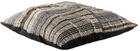Luna Del Pinal Off-White & Gray Mixed Lines Floor Cushion Cover