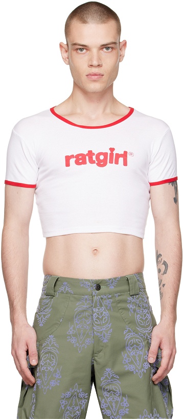 Photo: Stray Rats White 'Ratgirl' T-Shirt