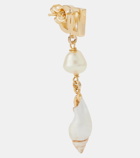 Dolce&Gabbana Capri DG faux pearl-embellished drop earrings