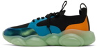 Moschino Blue & Orange Teddy Sneakers