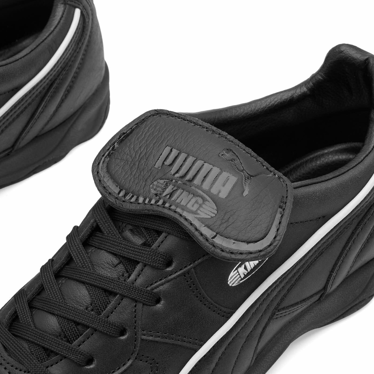 Puma King Indoor Premium Sneaker in Black/White