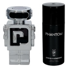 Paco Rabanne Mens Phantom Gift Set Fragrances 3349668608409