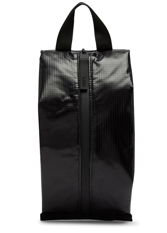 Photo: Rains Sibu Water-repellent Ripstop Wash bag - Black - One Size