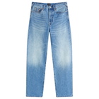 Paul Smith Men's Relaxed Fit Embroidered Stripe Denim Jeans in Blue