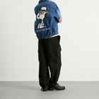 Butter Goods Men's x Peanuts Spike Denim Jacket in Distressed Indigo