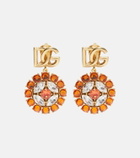 Dolce&Gabbana DG embellished clip-on earrings