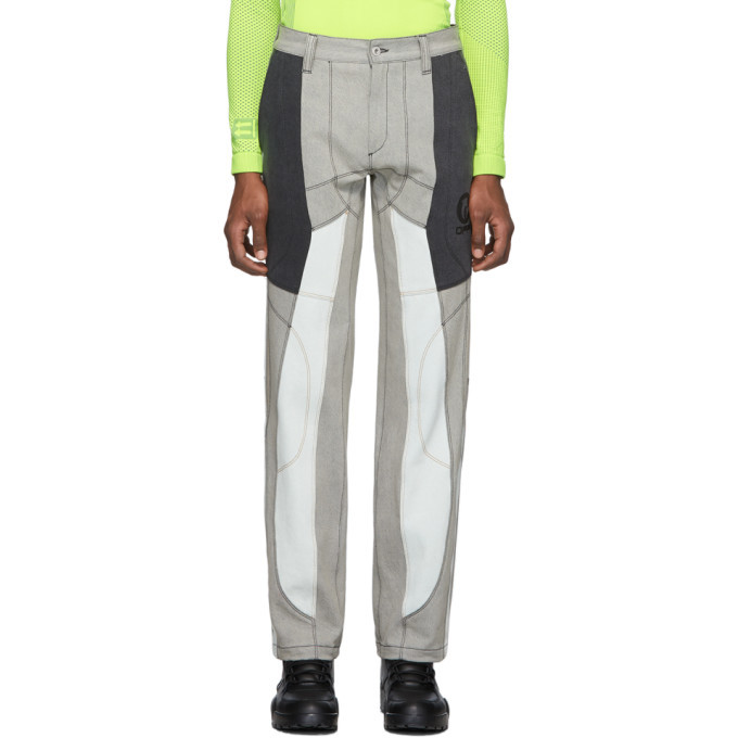 Off-White Multicolor Denim Climber Jeans Off-White