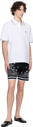 AMIRI White 'AMIRI' Polo