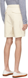 Officine Générale Off-White Organic Cotton Luigi Shorts